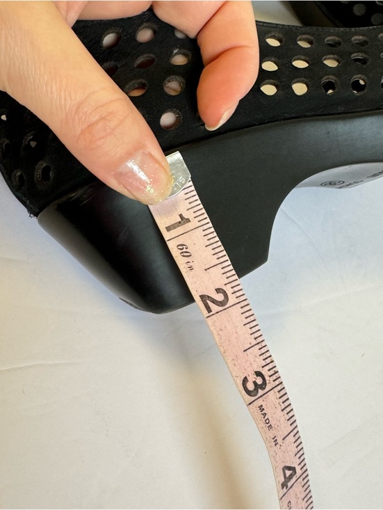 Cordani Clogs Perforated Italian Black Leather Comfort Shoes Womens 38 Lagenlook - Picture 11 of 11